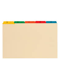 Tough manila in a heavier weight offers a more durable filing choice. Office Depot Brand Alphabetical File Guide Sets 8 12 X 14 Legal Size Manila Pack Of 25 File Guide Sets Office Depot