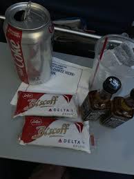 I Ate Delta Breakfast Of Champions Double Jack Diet Coke Biscoff Breakfast Of Champions Food Rules Recipe Images