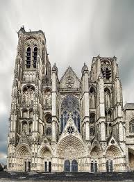 E10435 Saint Etienne De Bourges Church Architecture Cathedral Renaissance Architecture