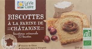 Biscottes A La Farine De Chataigne La Vie Claire