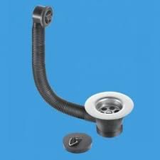 mcalpine kitchen sink waste outlet and