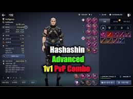 Black Desert Mobile Hashashin 1v1 Advanced Combo Style Youtube