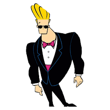 Johnny Bravo Wearing Suit Johnny Bravo Jhonny Bravo Cartoon Man