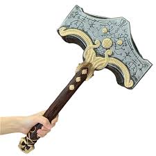 Amazon.co.jp: Hohaicer レプリカ ハンマー 武器 1：1武器 48＊26＊10cm ゴム PU材質 男子 ゲームファン向け  手遊び 北欧世界 アテナ スパルタ ファンタジー ビデオゲーム プロップ [並行輸入品] : Hobbies