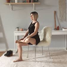 Unwind At Your Desk With These 8 Seated Yoga Poses Seated Yoga Poses Yoga Poses Elle Fitness