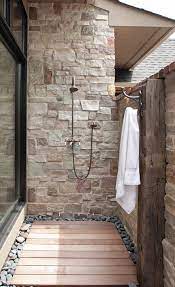 Create a mini water park right in your back yard with the rain showers splash pond water table™ by step2. A Great Outdoor Shower Extension Design With Ipe Brazilian Hardwood Shower Floor Outdoor Bathrooms Outdoor Shower Outside Showers