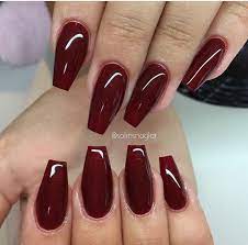 Submitted 2 years ago by clockticktocks. Pin By Kimmy On Nailed It Maroon Nails Red Gel Nails Red Acrylic Nails