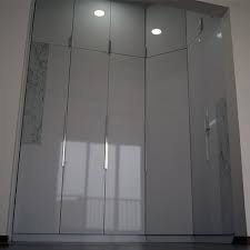 Wardrobe with mirror furniture design white furniture dark gray walls wardrobes bedrooms bedroom cupboards leather wall decor. Grey Hinged Designer Bedroom Wardrobe Rs 1450 Square Feet Urban Design Co Id 22266857691