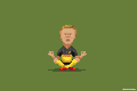 He also plays with high levels of confidence. 8bit Football Haaland S Meditation And Celebration