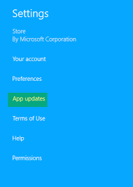 Turn Off Or Disable Automatic App Updates In Windows 8 1 Windows Store App Windows 8