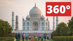 360 Video Taj Mahal Agra India Taj Mahal Agra 360 Video