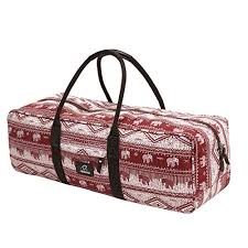 The aurorae yoga mat duffel bag offers a clean, sofisticated design in durable, quilted easy care polyester canvas with attractive gold embroidery and zipper accents. Fodoko Yoga Mat Bag Gym Carrier With Expandable Pocket Best Bags For Yoga Mats Yoga Strap Buy Online In Bahamas At Bahamas Desertcart Com Productid 43602081