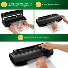 The foodsaver fm2000 vacuum sealer system with starter kit bag/set keeps stored food fresh way longer than traditional freezing methods. Foodsaver Fsfssl2244 P00 V2244 Vacuum Sealer Kit Kitchen Dining Bar Home Garden