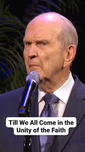 The Gospel and the Church bring God's children together in unity., #love  Russell M. Nelson