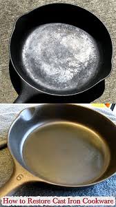 How To Restore Forged Iron Cookware Learn Even More By Checking Out The Image Link Cast Iron Cleaning Restore Cast Iron Cast Iron