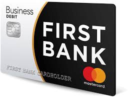 Use your small business debit card to make purchases or get cash back when you use your pin at millions of locations worldwide, no minimum purchase required. Business Debit Card First Bank