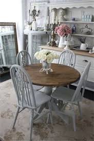 Annie Sloan Paris Grey Chalkpaint Chic Dining Room Shabby Chic Kitchen Table Shabby Chic Dining