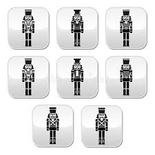 Most relevant best selling latest uploads. Christmas Nutcracker Soldier Figurine Grey Buttons Set Stock Vector Illustration Of Fairy Grey 47496655