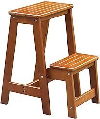 pine wood ladder stool 2 step non slip step stool changing shoes stool foldable climb high ladder home garden kit step stool folding step stool small footstool