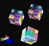 Divisor de Feixe de Combinação personalizada Cubo De Vidro De Cristal  Colorido RGB Prisma