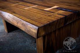 › black and wood coffee table. Black Walnut Coffee Table Live Edge For Sale At 1stdibs