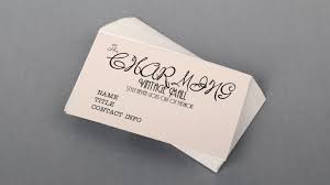 The best fonts for business cards. 4 Characteristics Of A Bad Business Card Design Printrunner Blog
