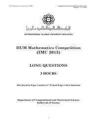 To view the papers click on links. International Islamic University Malaysia