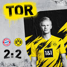 Bundesliga are close to an end. Ausgleich Erling Haaland Borussia Dortmund Facebook