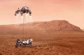 Ingenuity, nasa's robotic helicopter stationed on mars, has traveled to a new 'airfield' on the red planet's surface, straying several hundred feet from its original base of operations in its fifth. Nasa Rover Perseverance Landet Auf Dem Mars Erster Hubschrauber Flug Auf Einem Anderen Planeten Panorama Stuttgarter Nachrichten