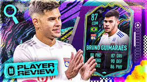 Electronic arts has announced that it is now available the squad building challenges that allows to unlock the future stars card version of the brazilian midfielder bruno guimaraes. 87 Future Stars Bruno Guimaraes Player Review Future Stars Review Fifa 21 Ultimate Team Youtube