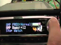 When i turn on my kenwood car stereo it says enter. Car Stereo Kenwood Kdc W7031 Youtube