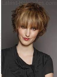 Hairstyle Tutorial Banged Up Bangs Highlighted Short Look Short Hair Styles Long Face Hairstyles Hair Styles