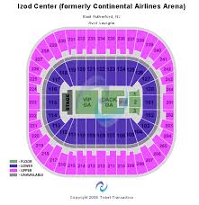 Izod Center Seating Chart View Woodbury Travel