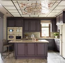 purple kitchen cabinets houzz