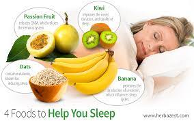 Bananas can be considered as a natural sleeping remedy. 4 Foods To Help You Sleep Herbazest