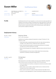 But cvs are relatively flexible in structure and formatting; Small Business Owner Resume Guide 19 Examples Pdf 2020
