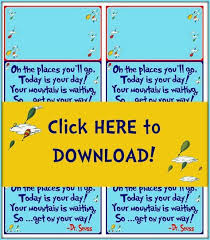 Oh The Places You Ll Go Graduation Printable Treat Bag Toppers A Little Claireification Kindergarten Graduation Party Graduation Printables Preschool Graduation