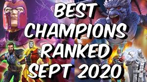 Best champs in marvel contest of chamption. Best Champions Ranked September 2020 Seatin S Tier List Marvel Contest Of Champions Youtube