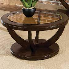 Glass coffee table tempered glass rectangle modern table with lower shelf accent. Standard Furniture La Jolla Round Cocktail Table With Glass Top Fmg Local Home Furnishing Cocktail Or Coffee Table