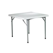 Office Star Products 36 In Light Gray Plastic Portable Folding Card Table Bt36 Square Tables Office Star Resin Table