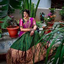 Beautiful South Indian Wedding Outfits For You Keep Me Stylish South Indian Wedding Saree Half Saree Designs Half Saree