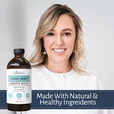 Amazon.com: Living Well with Dr. Michelle Cool Mint Remineralizing  Mouthwash