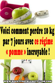 Voici Comment Perdre 10 Kg Par 7 Jours Avec Ce Regime Pomme Incroyable Perdredupoids Ventreplat Regime Trucsetastuces Health Fitness Health Fruit