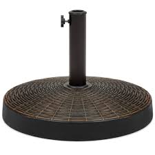 Maybe you would like to learn more about one of these? Best Choice Products 55lb Round Wicker Style Resin Patio Umbrella Base Stand W 1 75in Hole Bronze Finish Black Walmart Com Walmart Com