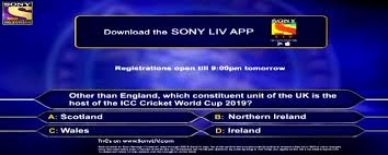 Kbc Registration 2019 Question No 2 Dated 2nd May 2019 Answer Now Kaun Banega Crorepati Registration Information Win 5 crores by answering 13 questions. kbc registration 2019 question no 2