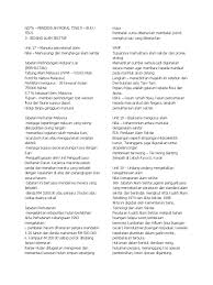 Memastikan keunikan kepelbagaian flora dan fauna serta kualiti alam sekitar dikekalkan untuk generasi masa akan datang. Nota Ringkas Pm Ting