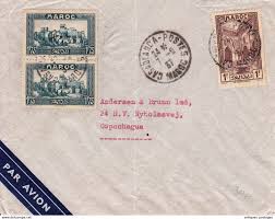 Lettre Casablanca 1937 Maroc Pour Copenhague Kobenhavn Danemark Danmark Andersen Brunn En Vente Sur Delcampe Danemark Casablanca Copenhague