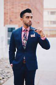 Men 2020 suit brand new groomsmen shawl lapel groom tuxedos red/white/black men suits wedding best man blazer (jacket+pants+bow tie+vest) sale price $109 00 $109.00 regular price $677 00 $677.00 royal blue shawl lapel pattern navy suit & blue shirt color combination. Go For Floral Rule Of Thumbs Navy Blue Suit Men Blue Suit Men Navy Suit Pink Shirt