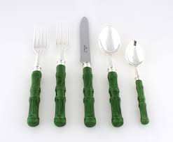 Women's, men's, shoes, handbags, beauty, home Pin By Carrie Livingston On Emerald Green Bamboo Flatware Table Place Settings Color Of The Year