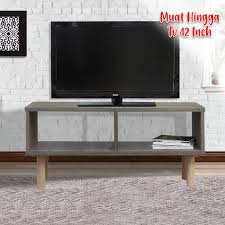 Ukuran tv led jauh lebih tipis dibandingkan tv lainnya. Rak Tv Kenzo Meja Tv Muat Tv Sampai 42 Inch Terjangkau Shopee Indonesia